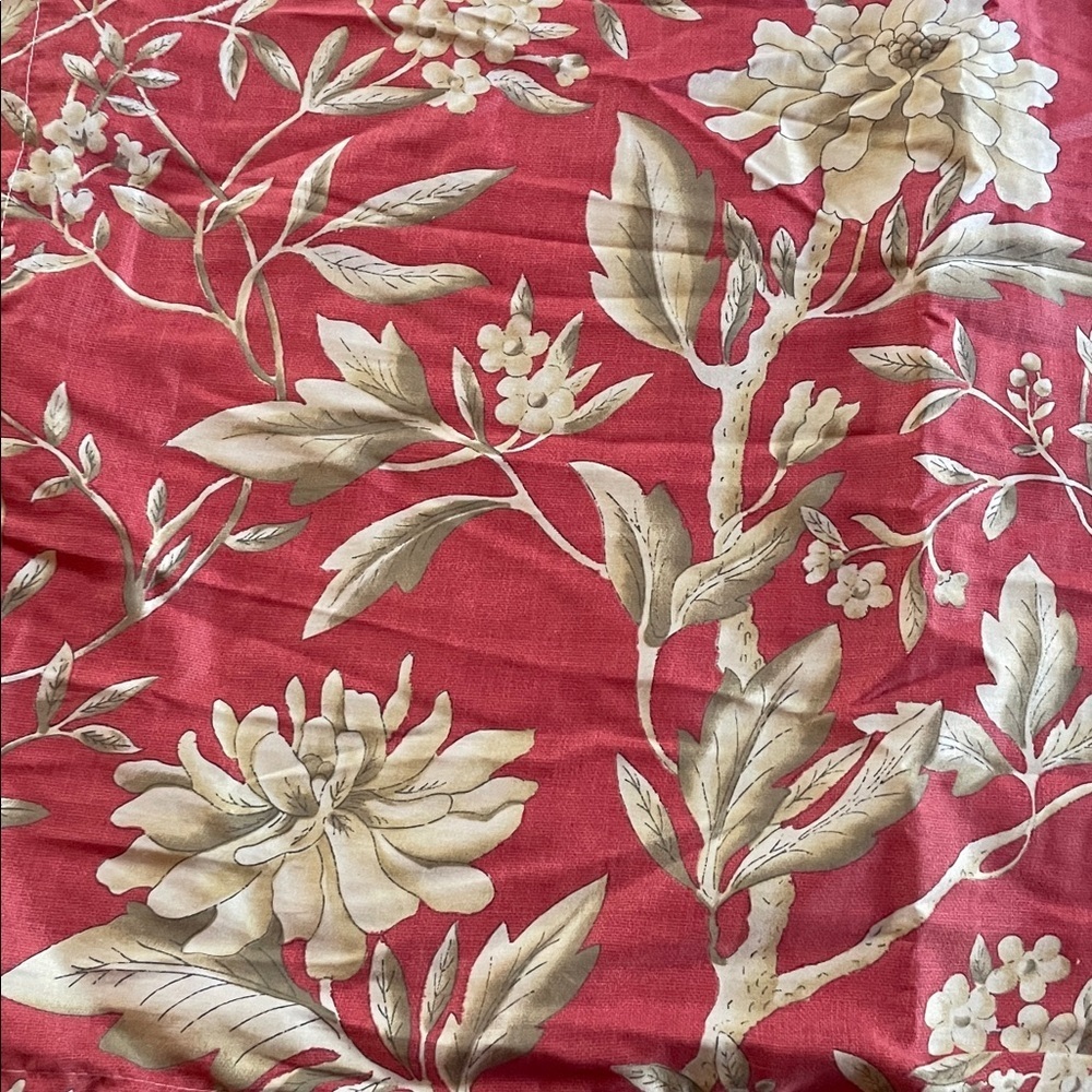 Ralph Lauren Villa Camelia Floral Euro Sham Pillow Case 27 x 27 - Picture 3 of 4